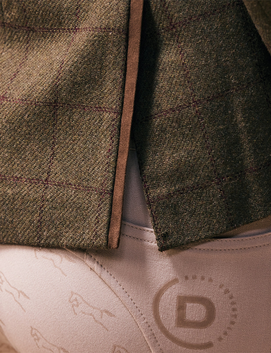 Dublin Albany Tweed Suede Collar Tailored Jacket