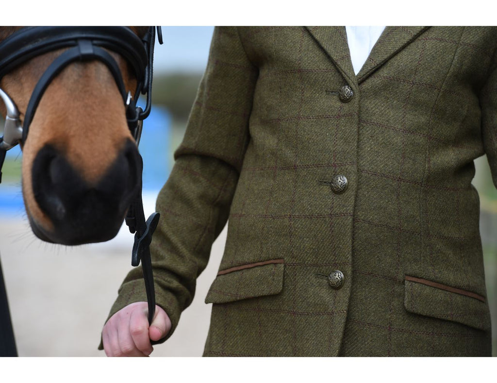 Dublin Albany Tweed Suede Collar Tailored Jacket