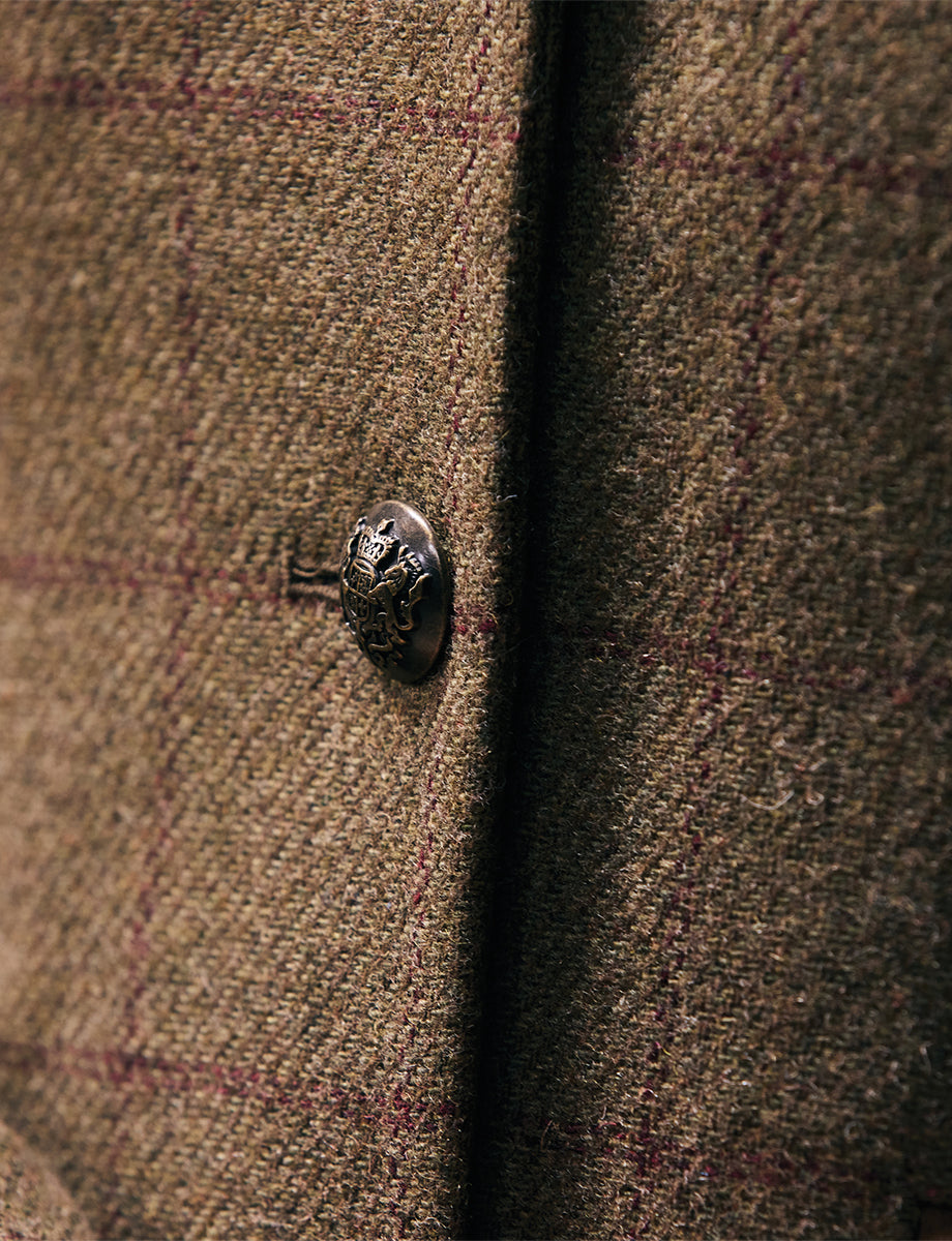 Dublin Albany Tweed Suede Collar Tailored Jacket