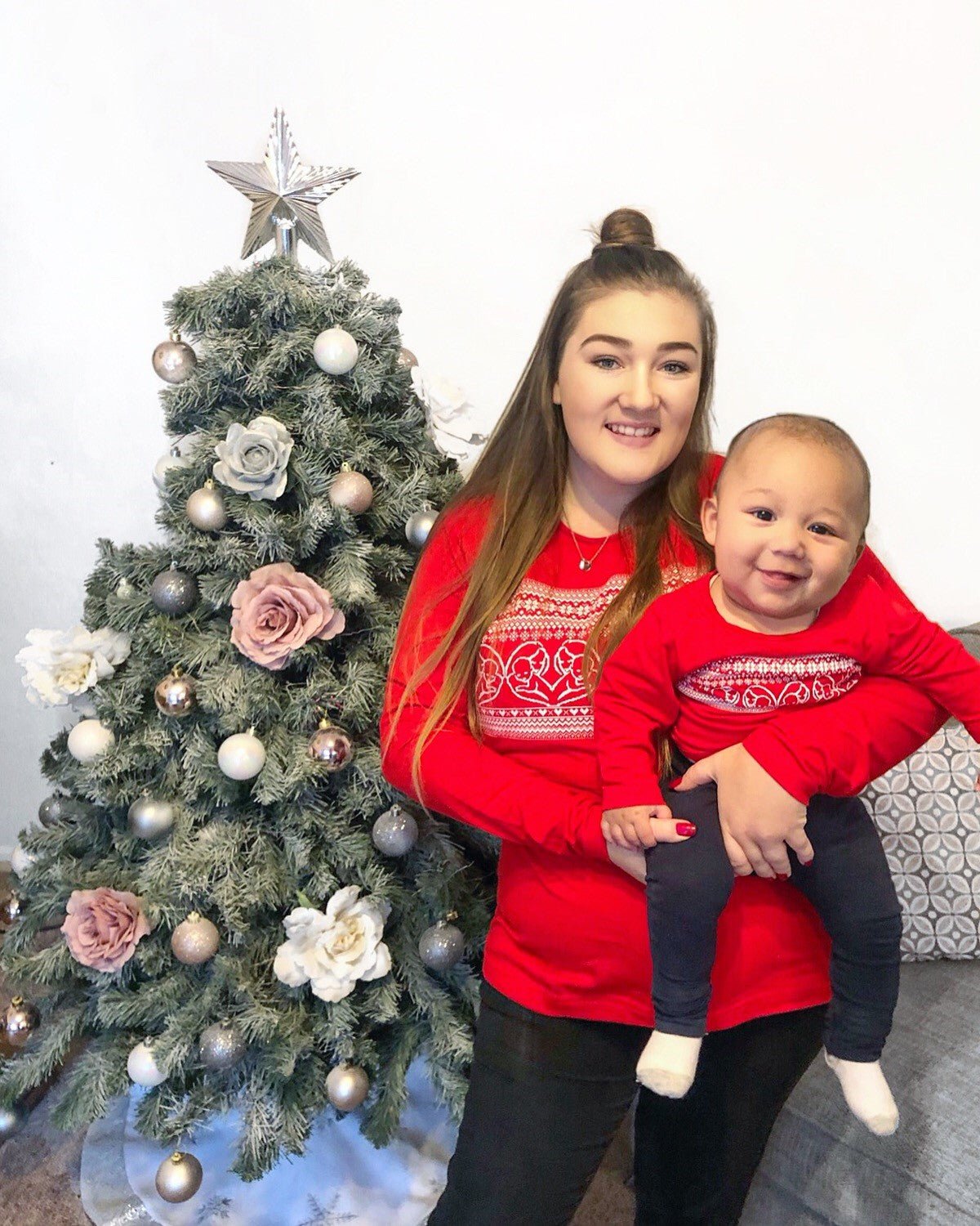 Red Heart Breastfeeding Top